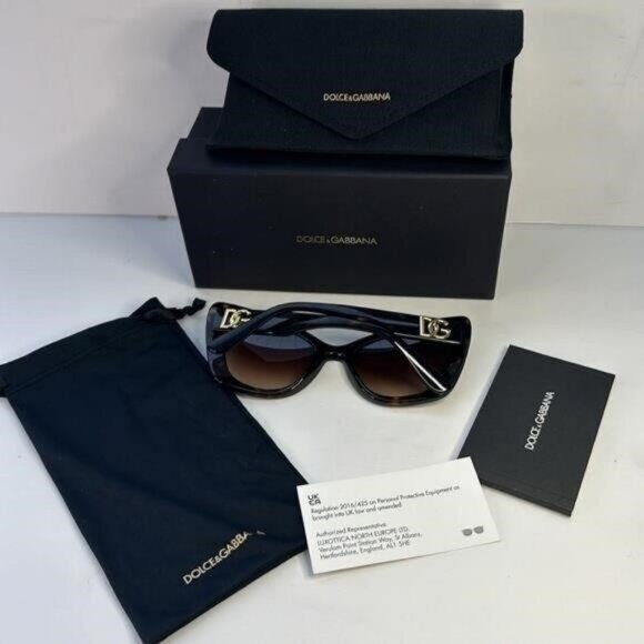 New Authentic Dolce & Gabbana DG 4405 502/13 tortoise Sunglasses","description": - Picture 5 of 11